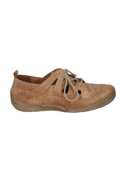Josef Seibel Fergey- Sportieve Veterschoenen - Cognac