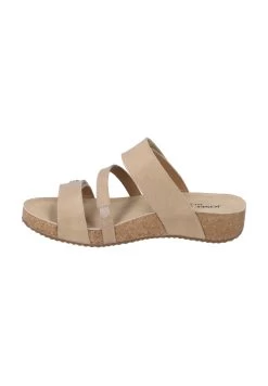 Josef Seibel Tonga- Sandalen Met Sleehak - Creme