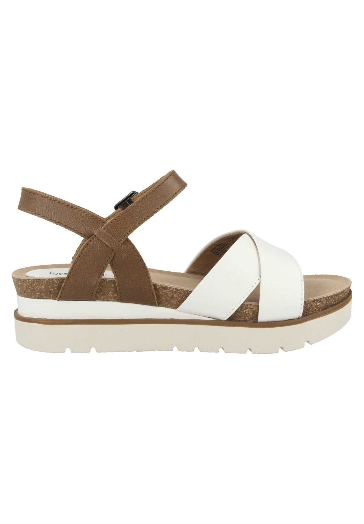 Josef Seibel Sandalen Met Plateauzool - White Combi - Afbeelding 5